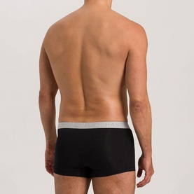 Two-Pack Cotton Essentials Boxers Black