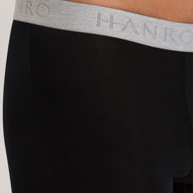 Two-Pack Cotton Essentials Boxers Black