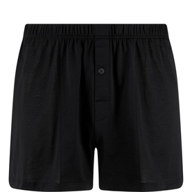 Button Fly Boxers Black