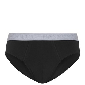 Two-Pack Cotton Essentials Briefs Black