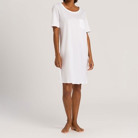Cotton Deluxe Crew Neck Night Dress