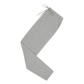 Hanro Balance Long Drawstring Sweatpants in grey marl with elasticated waist and drawstring tie, relaxed leg fit