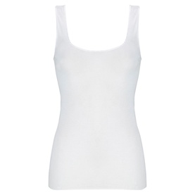 Cotton Seamless Tank Top White