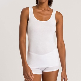 Cotton Seamless Tank Top White