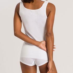 Cotton Seamless Tank Top White