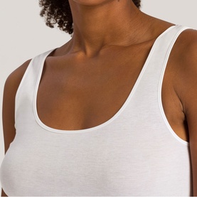 Cotton Seamless Tank Top White