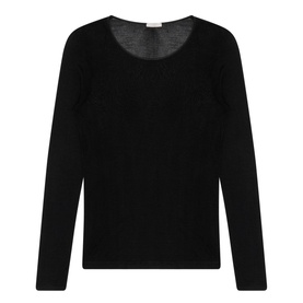 Silk Scoop Neck T-Shirt
