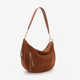 Harriet Tan Suede Shoulder Bag