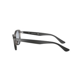 Ray-Ban 0RB4314N Cat Eye Sunglasses in multi, side profile view showing grey frame and temple arm detail