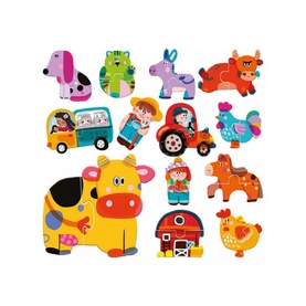 Touch 2 Pieces Puzzles Farm