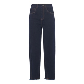 High Waist Barrel Leg Jean