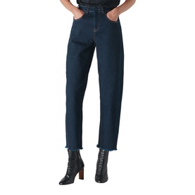 High Waist Barrel Leg Jean