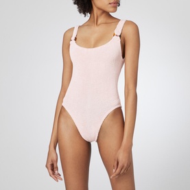 Domino Crinkled Swimsuit