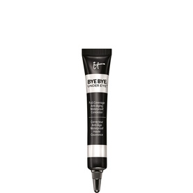 IT Cosmetics Bye Bye Under Eye Anti-Aging Waterproof Concealer in Medium Tan, 8ml black tube with silver nozzle tip