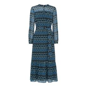 Ikat Diamond Trapeze Dress