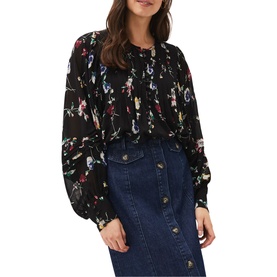 Imara Floral Blouson Sleeve Blouse