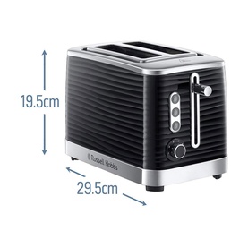 Inspire High Gloss Two Slice Toaster