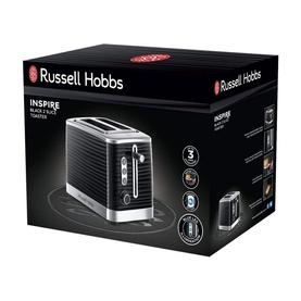 Inspire High Gloss Two Slice Toaster