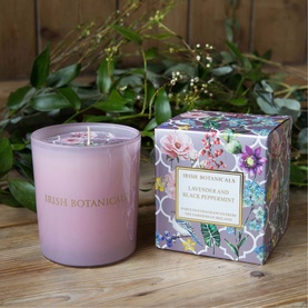 Lavender And Black Peppermint Candle