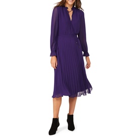Iris Pleat Midi Dress