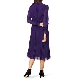 Iris Pleat Midi Dress