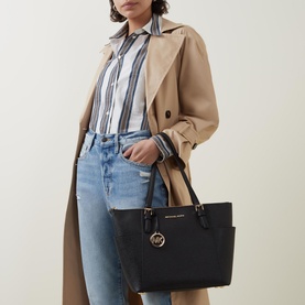 Jet Set East West Saffiano Tote