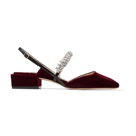 Jill 30 Velvet Slingback Pumps