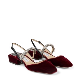 Jill 30 Velvet Slingback Pumps