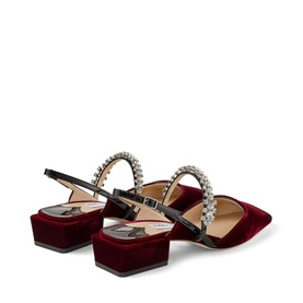 Jill 30 Velvet Slingback Pumps