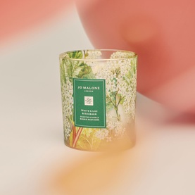 White Lilac & Rhubarb Charity Classic Candle