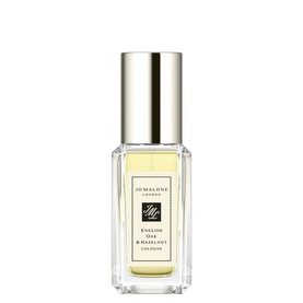 Jo Malone London English Oak & Hazelnut Cologne 9ml spray bottle with clear glass and gold cap