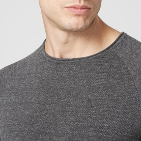 Textured Crew Sweater