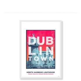 Dublin Town Howth Large Frame
