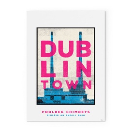 Dublin Town Poolbeg Large Print