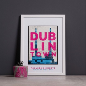 Dublin Town Poolbeg Large Frame