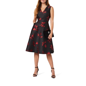Jordyn Floral Jacquard Dress