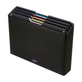 Folio Four-Piece Chopping Board Set Carbon Black Steel