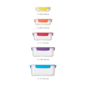 Nest&trade; Lock Multi-Size Container Set Multi