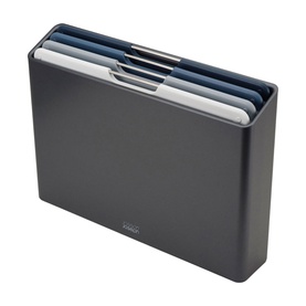 Folio&trade; Four-Piece Chopping Board Set Large Graphite