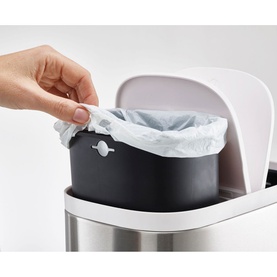 Split&trade; 6L Steel Waste & Recycling Bin