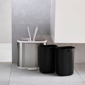 Split&trade; 6L Steel Waste & Recycling Bin