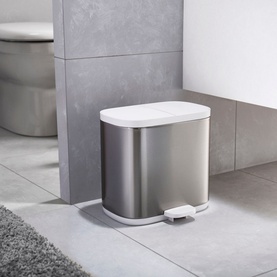 Split&trade; 6L Steel Waste & Recycling Bin