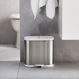 Split&trade; 6L Steel Waste & Recycling Bin