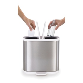 Split&trade; 6L Steel Waste & Recycling Bin