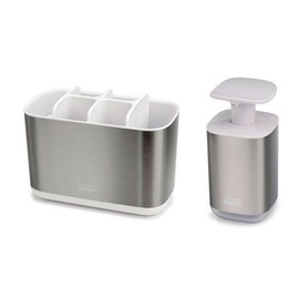 EasyStore&trade; Toothbrush Holder & Soap Caddy Set