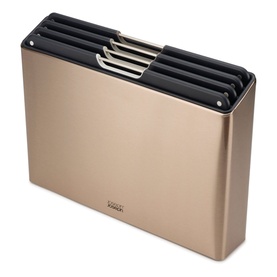 Folio&trade; Four-Piece Chopping Board Set Large Rose Gold