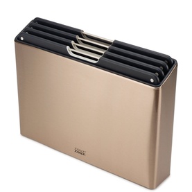 Folio&trade; Four-Piece Chopping Board Set Large Rose Gold