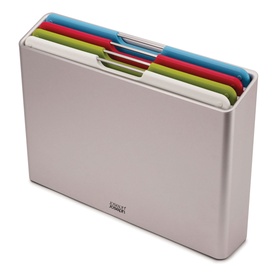 Folio&trade;&nbsp;Four-Piece Chopping Board Set Silver