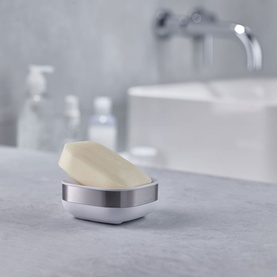 Slim&trade; Steel Compact Soap Dish White