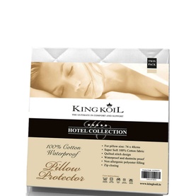 Hotel Pillow Protector Pair